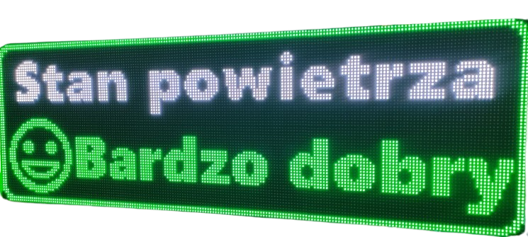 Tablica jakości powietrza POW-P5-X